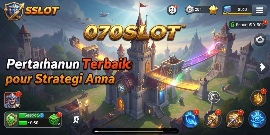 Tampilan gameplay 070SLOT yang menegangkan dan mendebarkan dalam Tower Defense.
