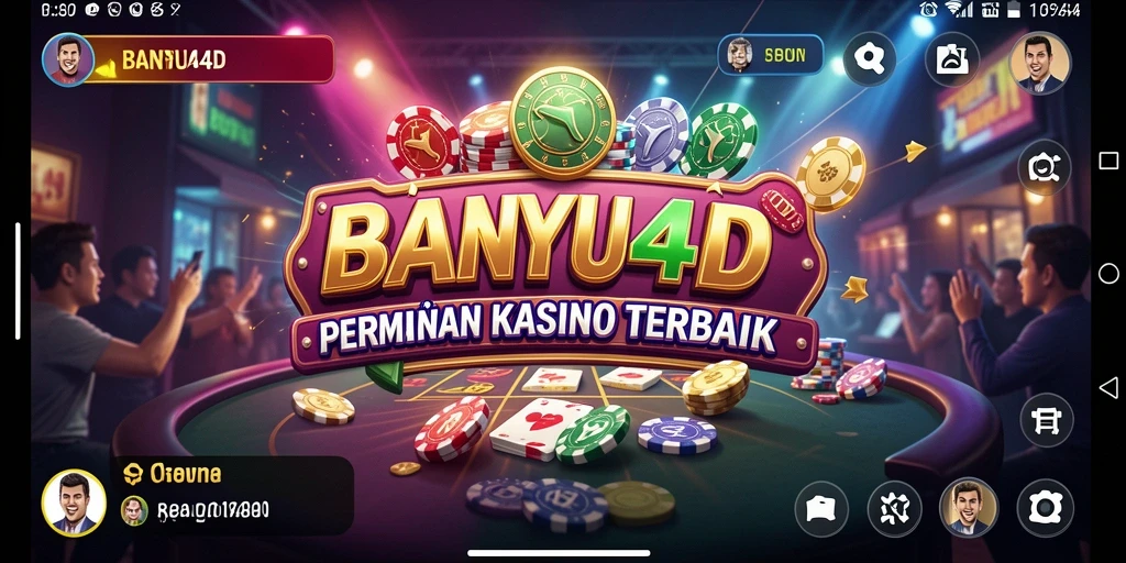 Tangkapan layar gameplay BANYU4D dengan keseruan permainan kasino.