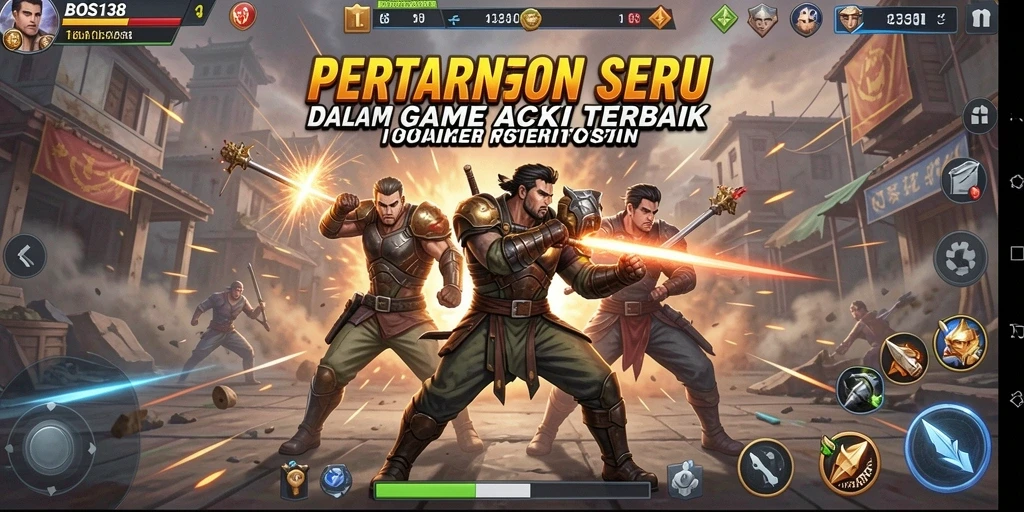 Screenshot utama BOS138 menampilkan aksi seru dalam pertempuran sengit.