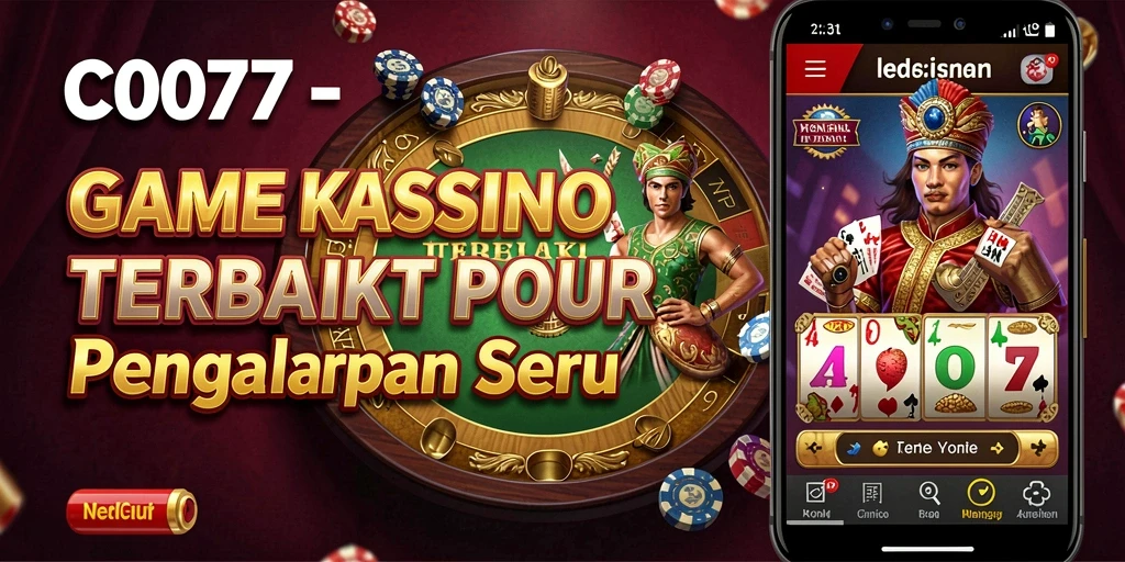 Tampilan menarik dari gameplay C0077 dengan elemen Kasino yang realistis.