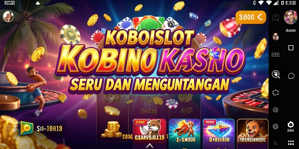 Tampilan screenshot KOBOISLOT menunjukkan gameplay slot yang seru.