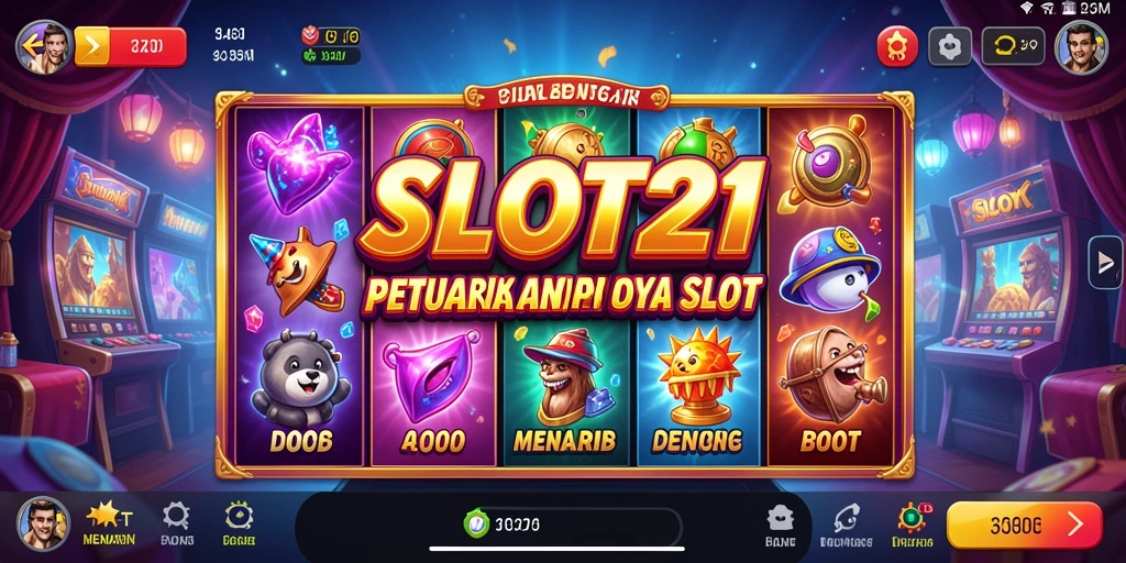 Tampilan gameplay SLOT21 yang memukau dan penuh petualangan.