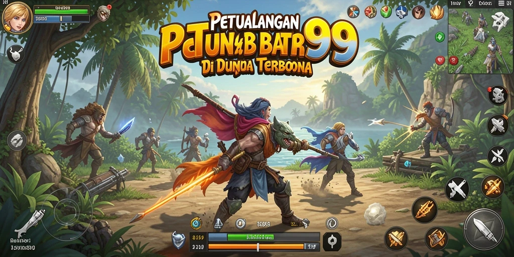 Screenshot gameplay TOTO99 menampilkan petualangan seru di dunia terbuka.